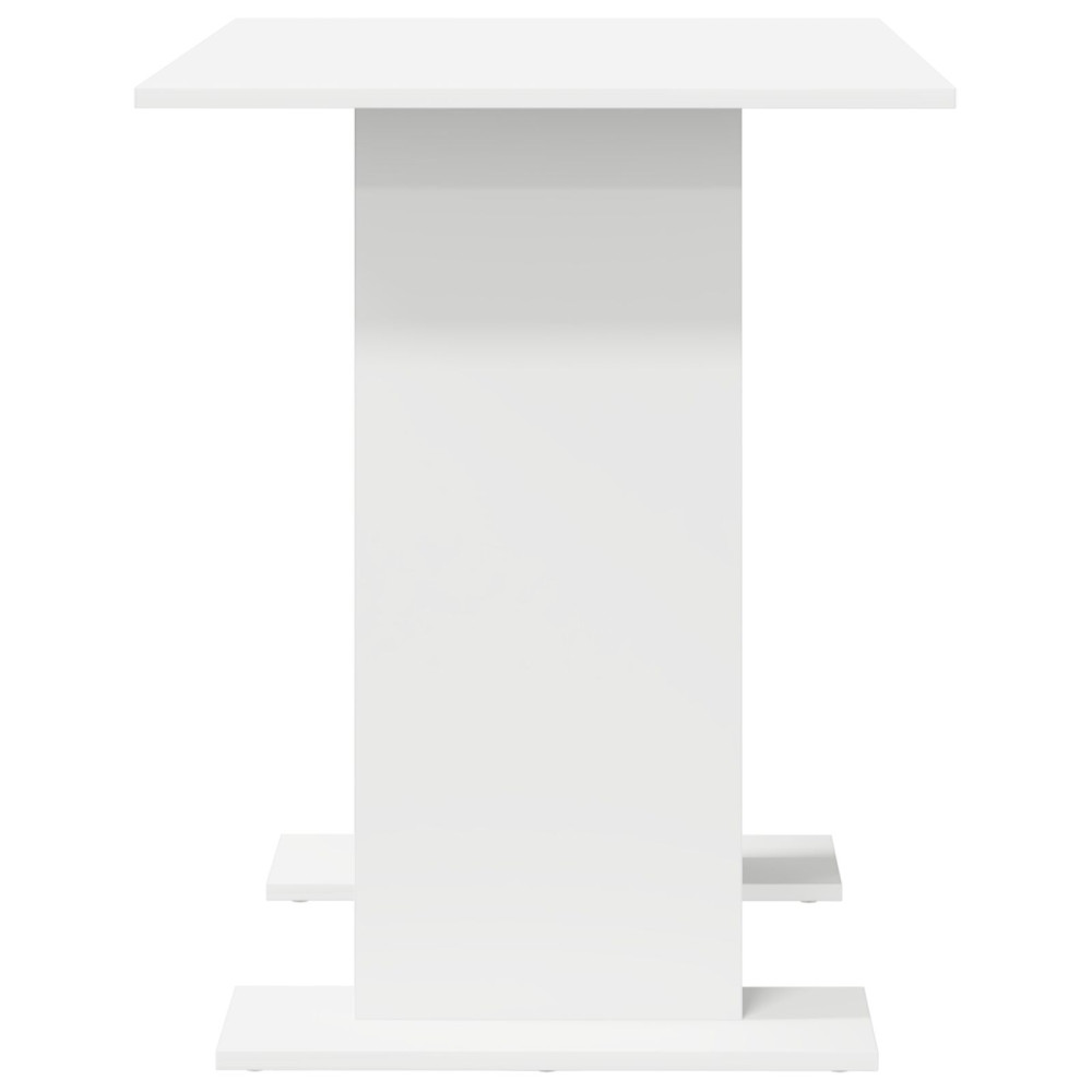 Produktbild för Matbord Vit 110 x 60 x 75 cm Konstruerat trä