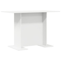 Produktbild för Matbord Vit 110 x 60 x 75 cm Konstruerat trä