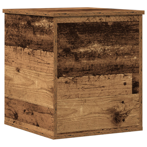 vidaXL Förvaringslåda Gammalt trä 40 x 42 x 46 cm Konstruerat trä