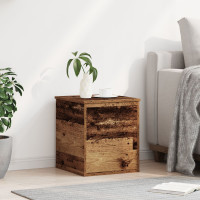 Produktbild för Förvaringslåda Gammalt trä 40 x 42 x 46 cm Konstruerat trä