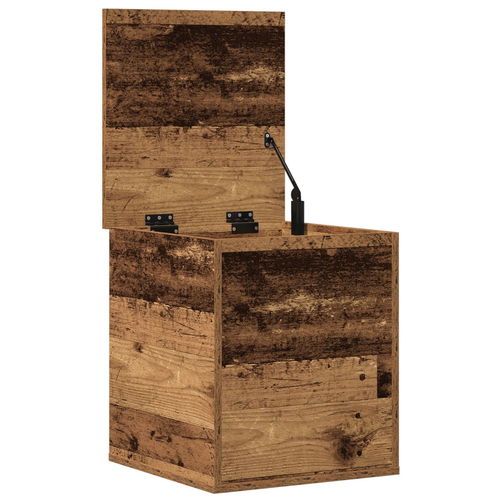 Produktbild för Förvaringslåda Gammalt trä 40 x 42 x 46 cm Konstruerat trä
