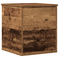 Produktbild för Förvaringslåda Gammalt trä 40 x 42 x 46 cm Konstruerat trä