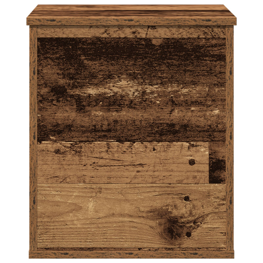 Produktbild för Förvaringslåda Gammalt trä 40 x 42 x 46 cm Konstruerat trä