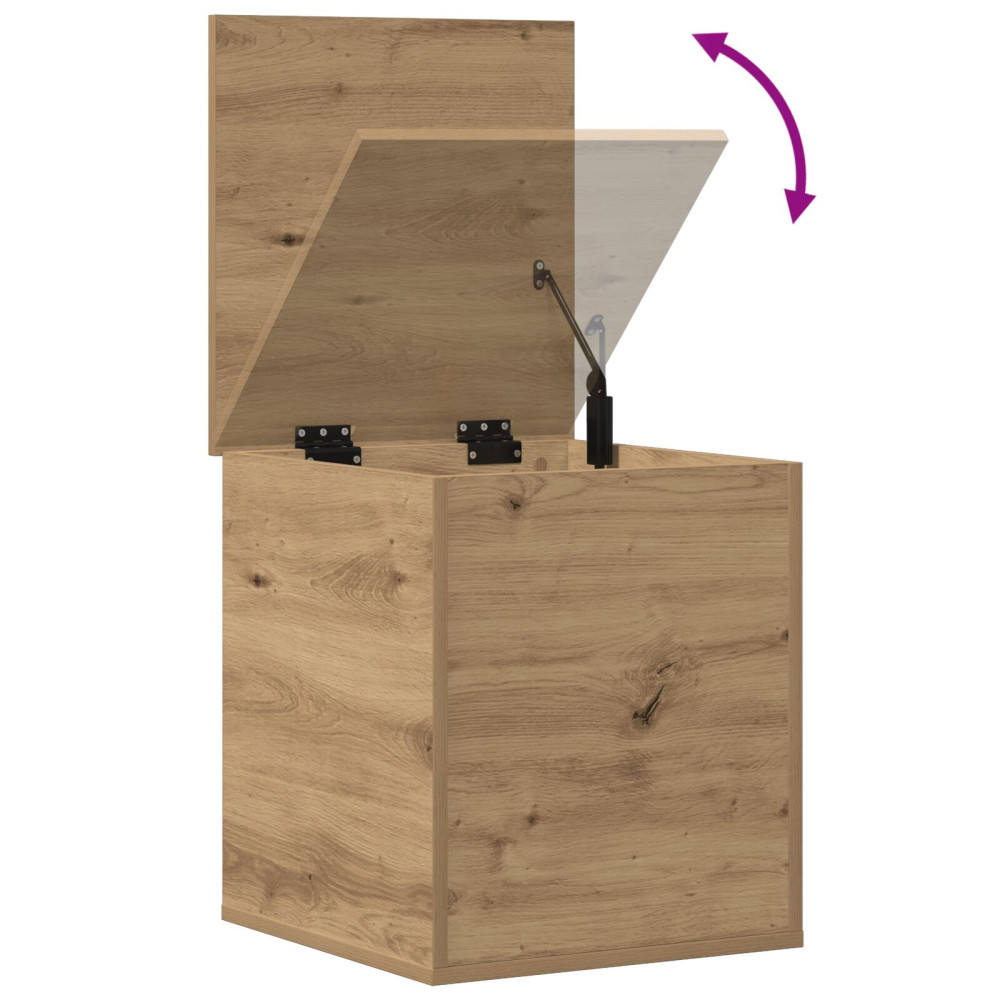 Produktbild för Förvaringslåda Artisan Ek 40 x 42 x 46 cm Konstruerat trä