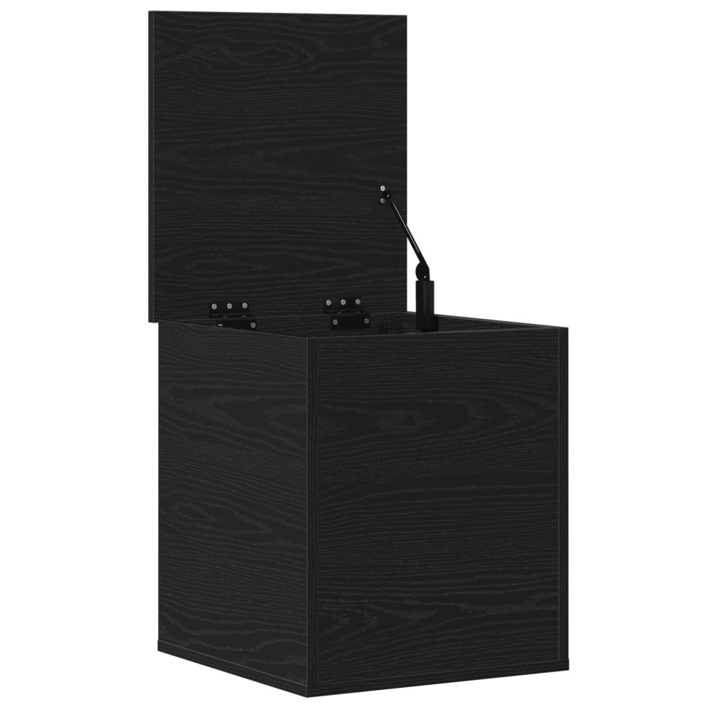 Produktbild för Förvaringslåda Svart Ek 40 x 42 x 46 cm Konstruerat trä