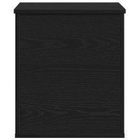 Produktbild för Förvaringslåda Svart Ek 40 x 42 x 46 cm Konstruerat trä