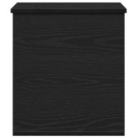Produktbild för Förvaringslåda Svart Ek 40 x 42 x 46 cm Konstruerat trä