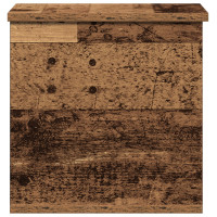 Produktbild för Förvaringslåda Gammalt trä 30 x 35 x 35 cm Konstruerat trä