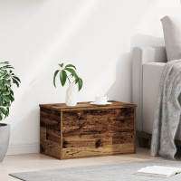 Produktbild för Förvaringslåda Gammalt trä 60 x 35 x 35 cm Konstruerat trä