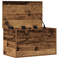 Produktbild för Förvaringslåda Gammalt trä 60 x 35 x 35 cm Konstruerat trä