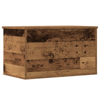 Produktbild för Förvaringslåda Gammalt trä 60 x 35 x 35 cm Konstruerat trä