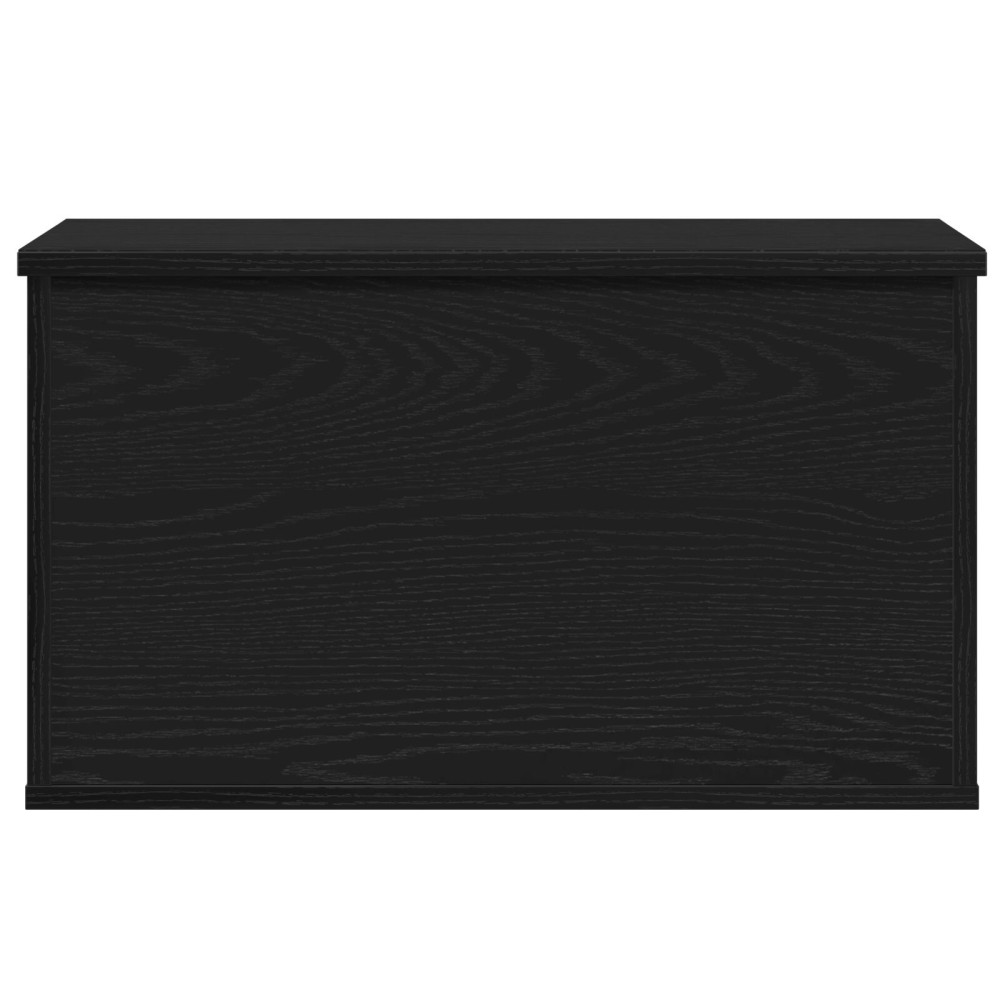 Produktbild för Förvaringslåda Svart Ek 60 x 35 x 35 cm Konstruerat trä