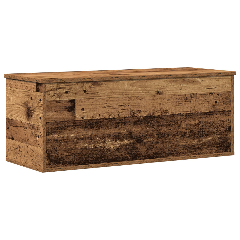 Produktbild för Förvaringslåda Gammalt trä 90 x 35 x 35 cm Konstruerat trä