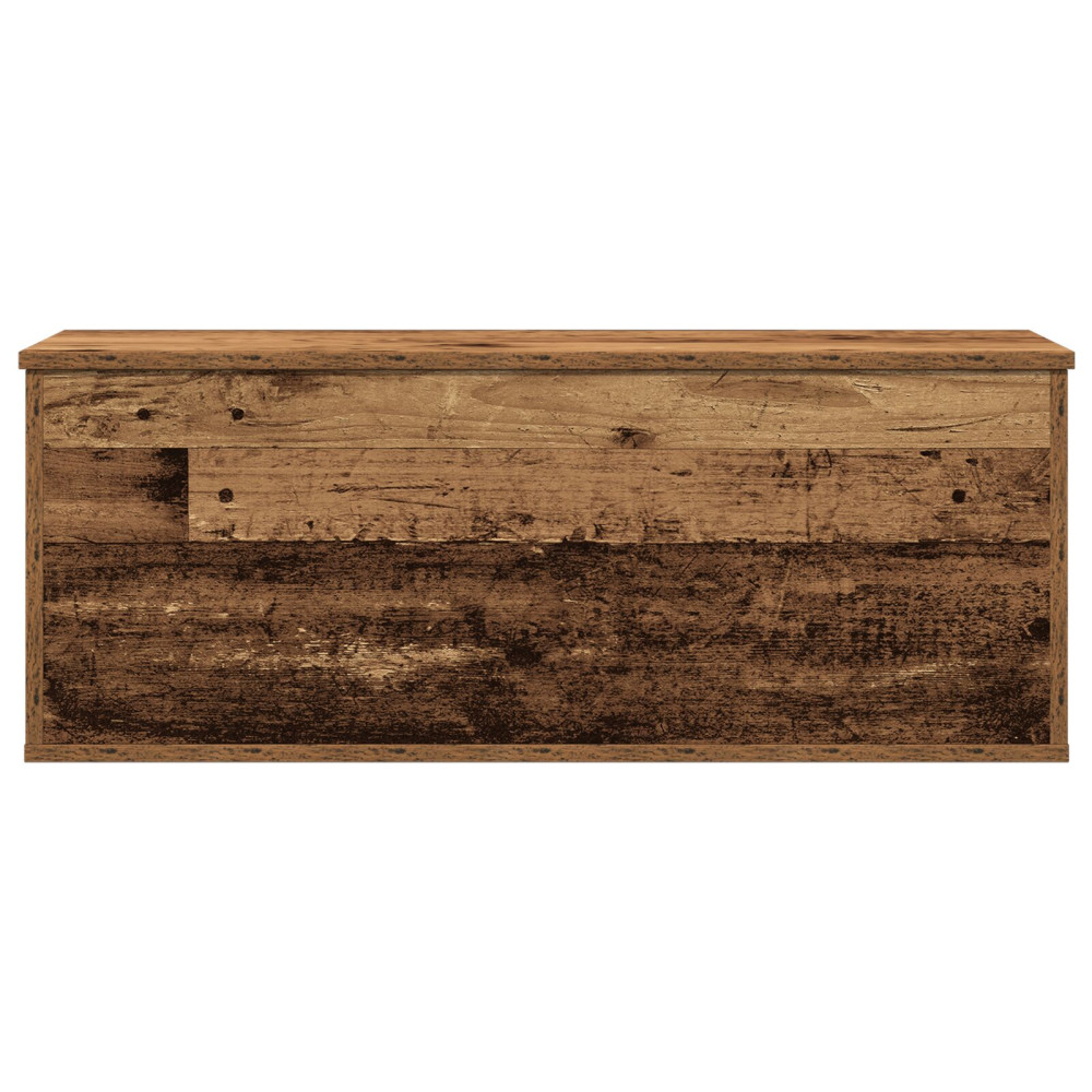 Produktbild för Förvaringslåda Gammalt trä 90 x 35 x 35 cm Konstruerat trä