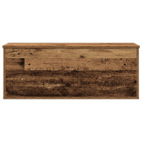 Produktbild för Förvaringslåda Gammalt trä 90 x 35 x 35 cm Konstruerat trä