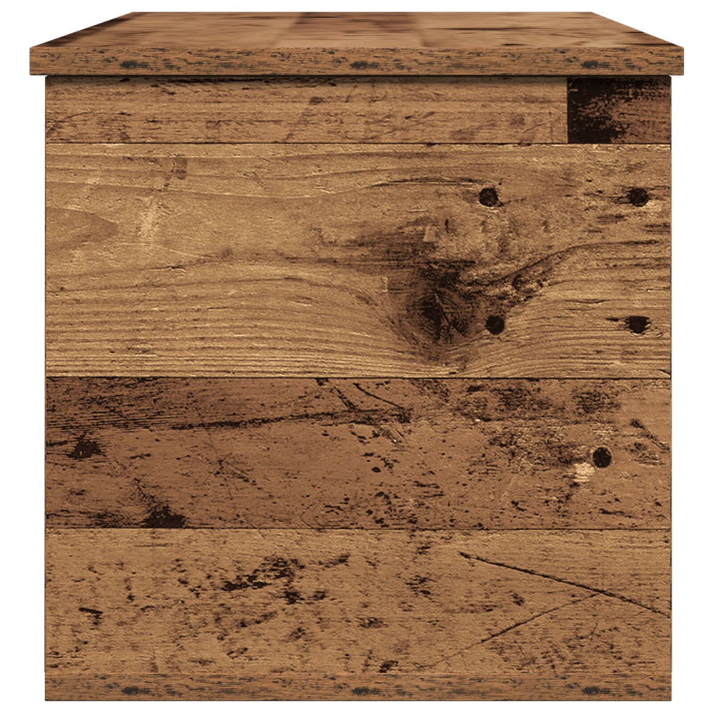 Produktbild för Förvaringslåda Gammalt trä 90 x 35 x 35 cm Konstruerat trä