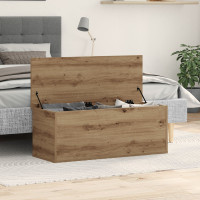 Produktbild för Förvaringslåda Artisan Ek 90 x 35 x 35 cm Konstruerat trä