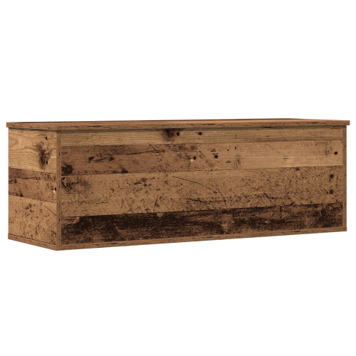 vidaXL Förvaringslåda Gammalt trä 102 x 35 x 35 cm Konstruerat trä - Lagringskistor