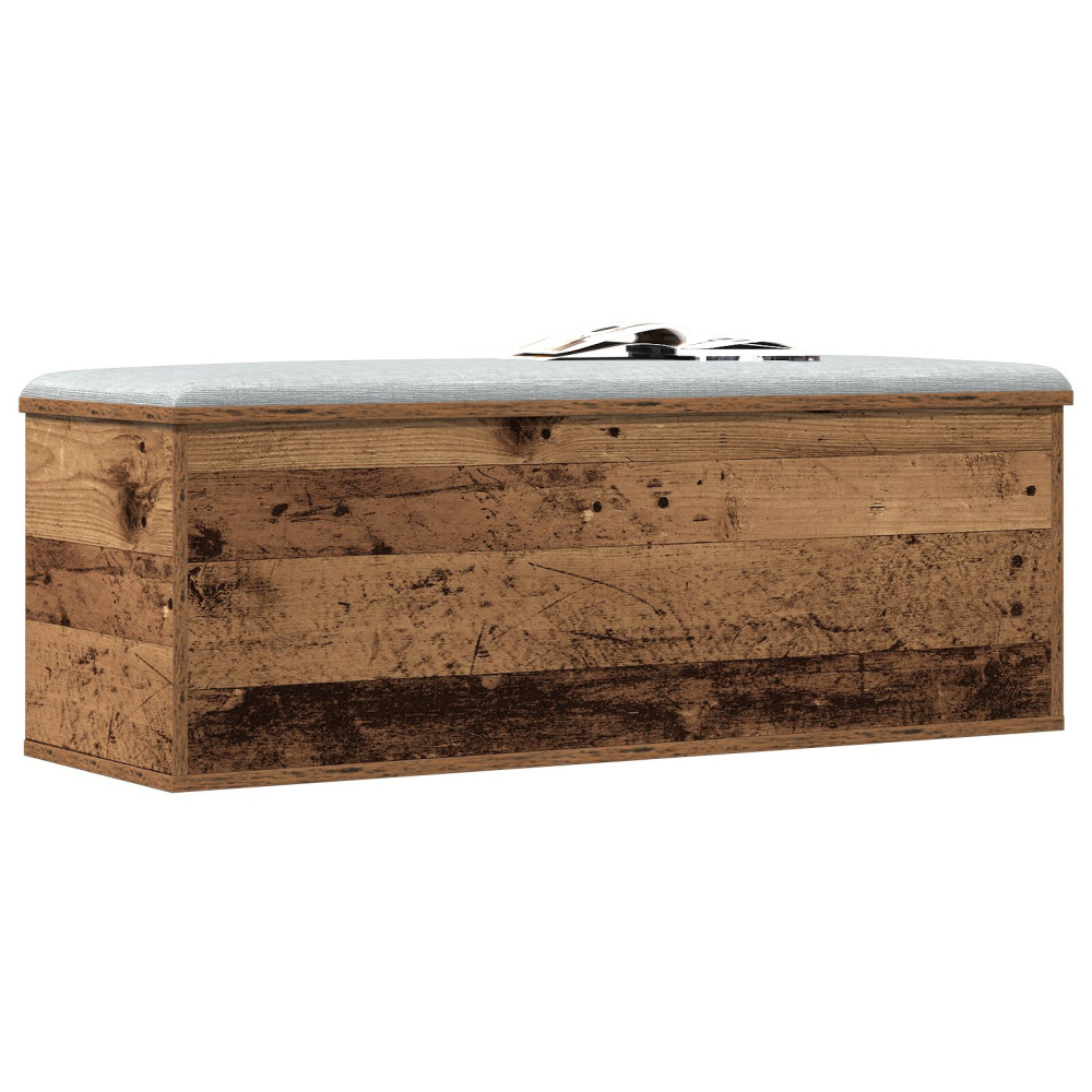 Produktbild för Förvaringslåda Gammalt trä 102 x 35 x 35 cm Konstruerat trä