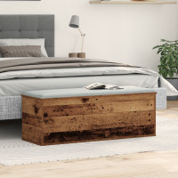 Produktbild för Förvaringslåda Gammalt trä 102 x 35 x 35 cm Konstruerat trä