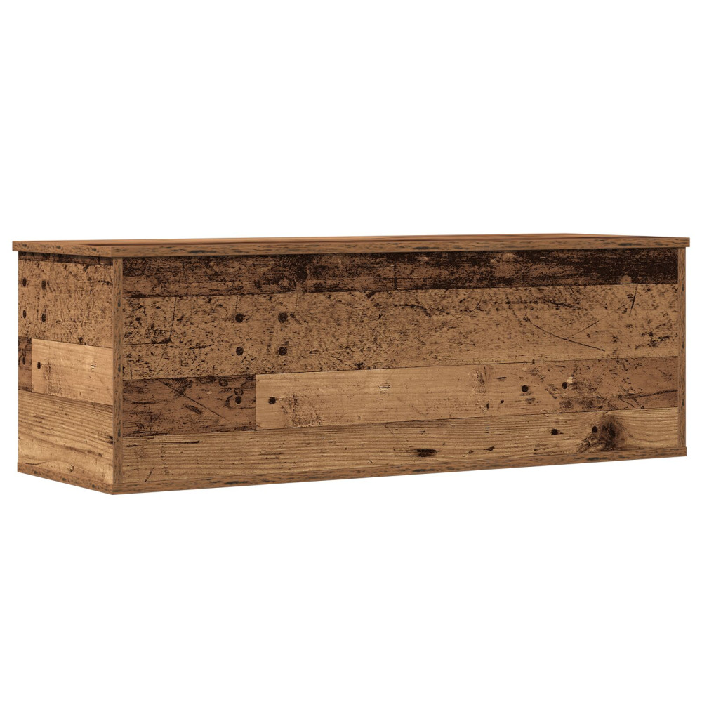 Produktbild för Förvaringslåda Gammalt trä 102 x 35 x 35 cm Konstruerat trä