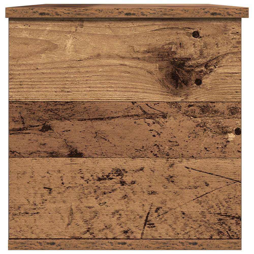 Produktbild för Förvaringslåda Gammalt trä 102 x 35 x 35 cm Konstruerat trä