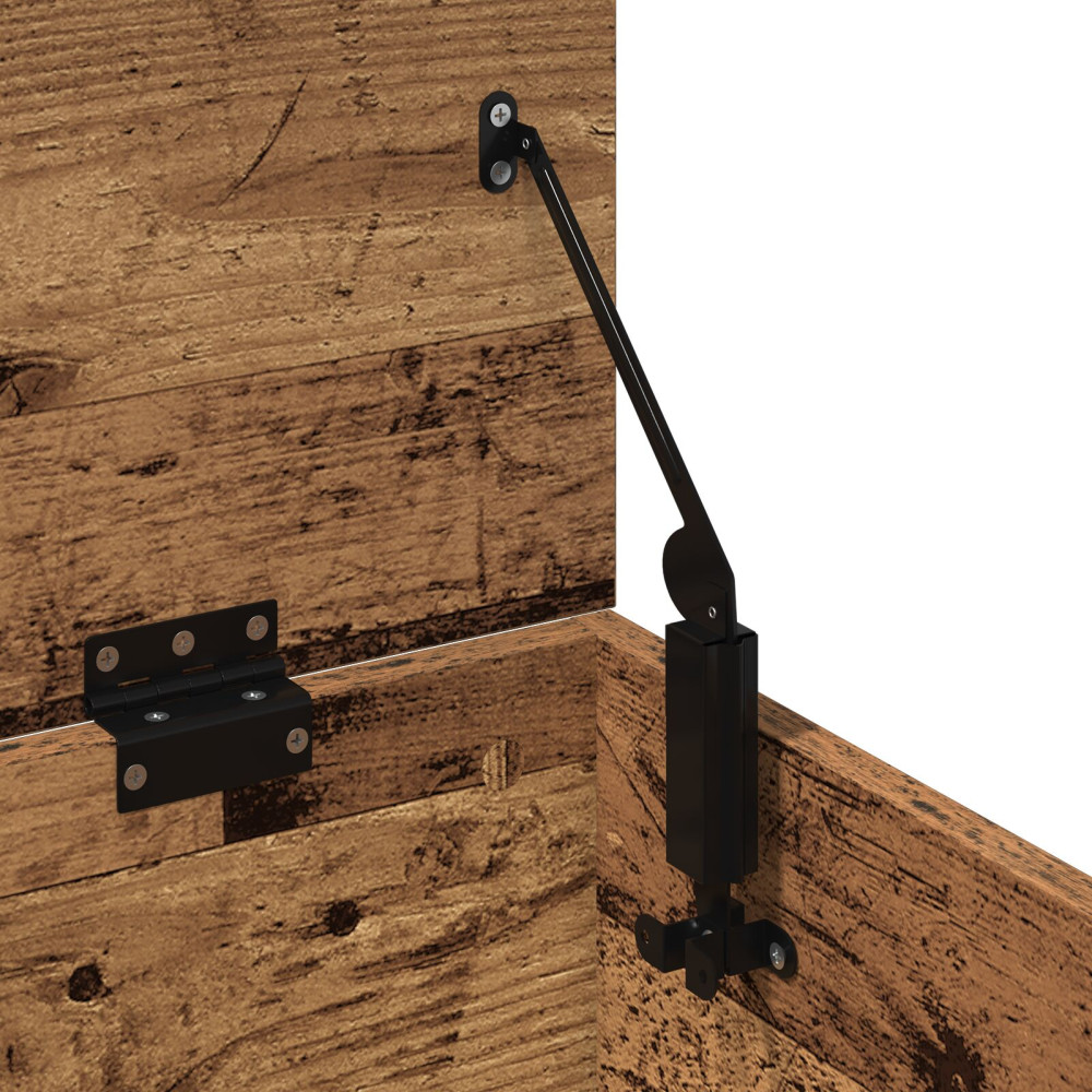 Produktbild för Förvaringslåda Gammalt trä 102 x 35 x 35 cm Konstruerat trä