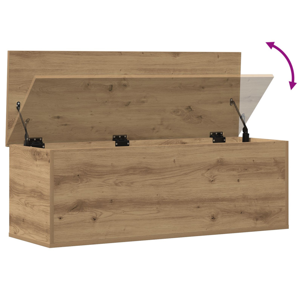 Produktbild för Förvaringslåda Artisan Ek 102 x 35 x 35 cm Konstruerat trä