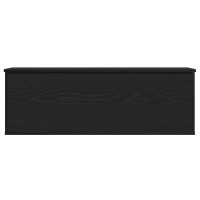 Produktbild för Förvaringslåda Svart Ek 102 x 35 x 35 cm Konstruerat trä