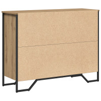 Produktbild för Sideboard med låda Artisan Ek 97 x 32,5 x 74,5 cm