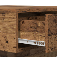 Produktbild för Kaffeebord Gammalt trä 90 x 90 x 28 cm Konstruerat trä