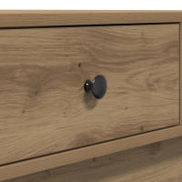 Produktbild för Kaffeebord Artisan Ek 90 x 90 x 28 cm Konstruerat trä