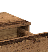 Produktbild för Smyckebord Gammalt trä 100 x 40 x 130 cm Konstruerat trä