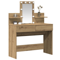 Produktbild för Smyckebord Artisan Ek 100 x 40 x 130 cm Konstruerat trä