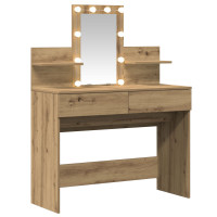 Produktbild för Smyckebord Artisan Ek 100 x 40 x 130 cm Konstruerat trä