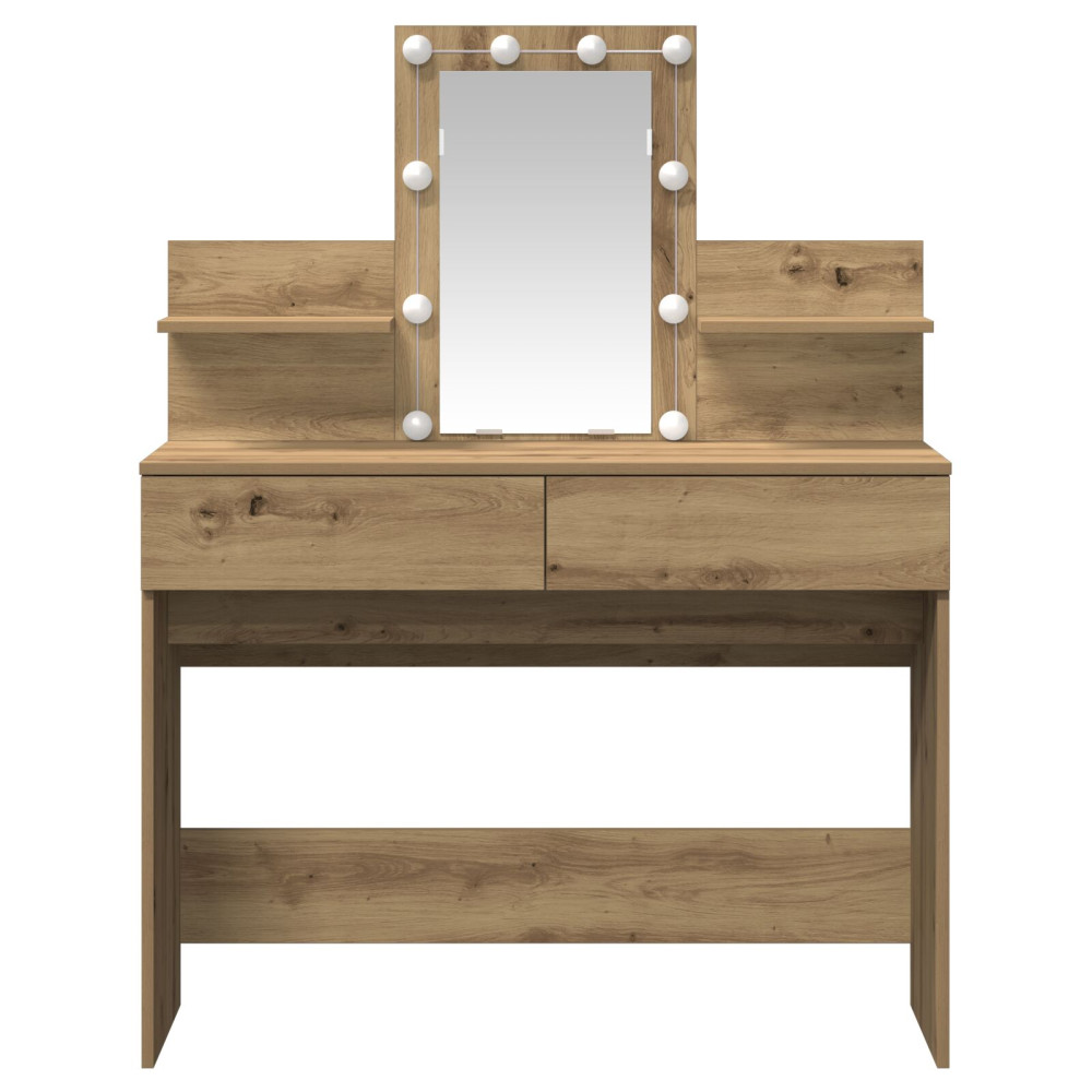 Produktbild för Smyckebord Artisan Ek 100 x 40 x 130 cm Konstruerat trä