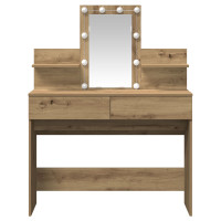 Produktbild för Smyckebord Artisan Ek 100 x 40 x 130 cm Konstruerat trä