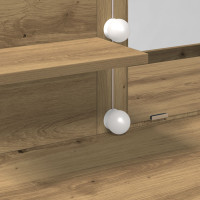 Produktbild för Smyckebord Artisan Ek 100 x 40 x 130 cm Konstruerat trä
