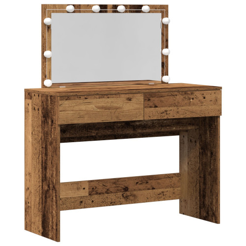 vidaXL Smyckebord Gammalt trä 100 x 40 x 120 cm Konstruerat trä