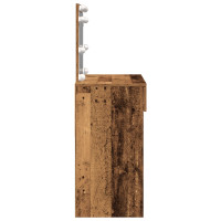 Produktbild för Smyckebord Gammalt trä 100 x 40 x 120 cm Konstruerat trä