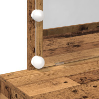 Produktbild för Smyckebord Gammalt trä 100 x 40 x 120 cm Konstruerat trä