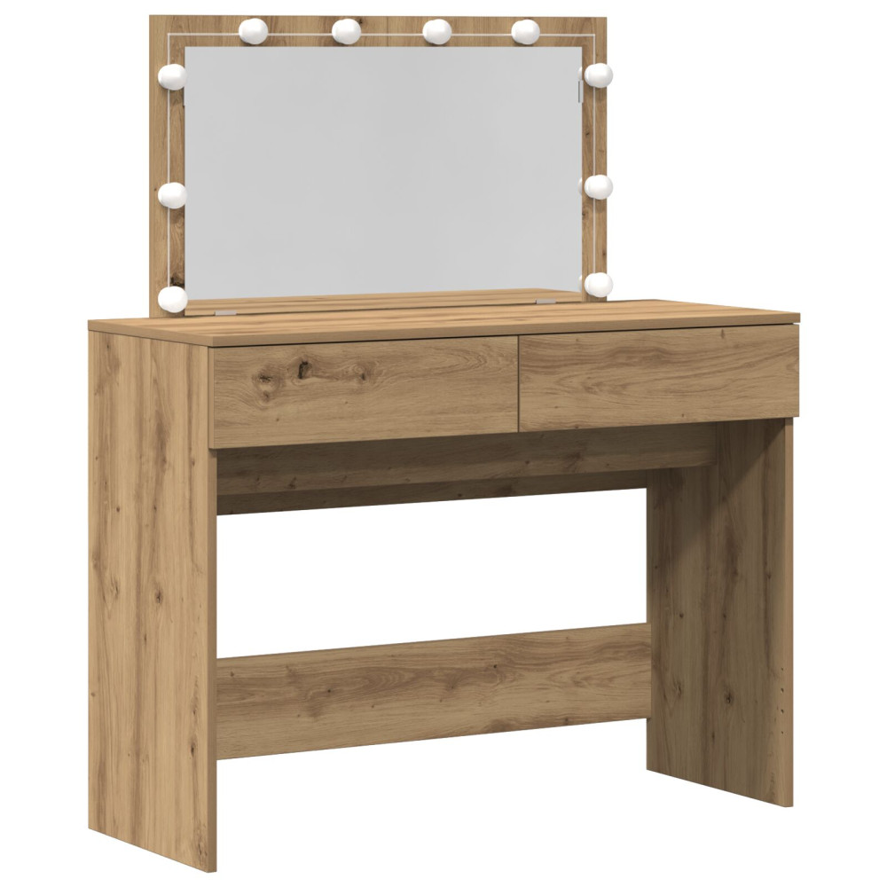 Produktbild för Smyckebord Artisan Ek 100 x 40 x 120 cm Konstruerat trä