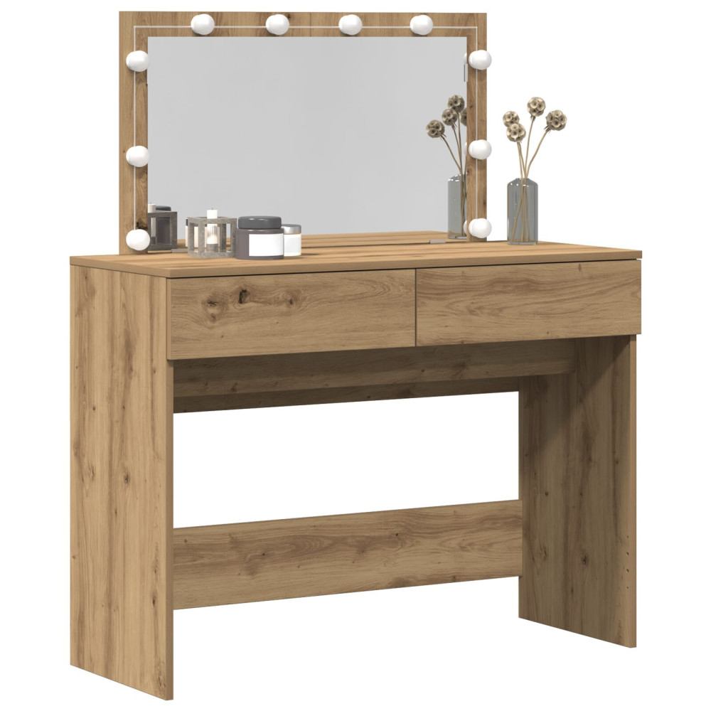 Produktbild för Smyckebord Artisan Ek 100 x 40 x 120 cm Konstruerat trä