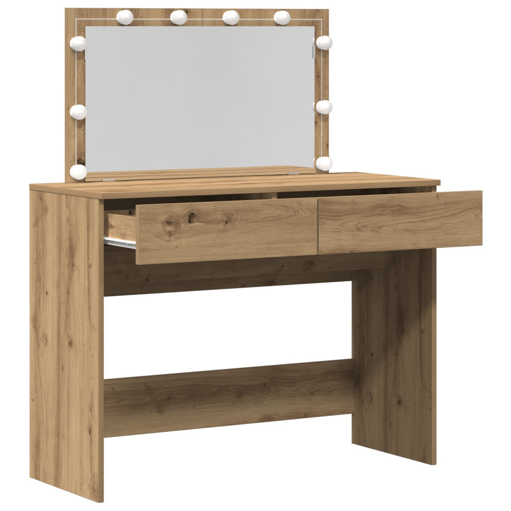 Produktbild för Smyckebord Artisan Ek 100 x 40 x 120 cm Konstruerat trä