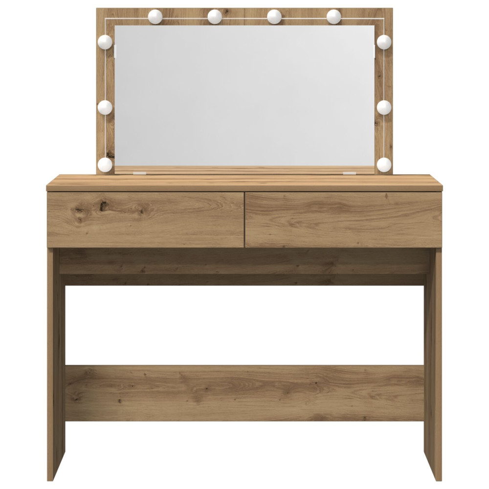 Produktbild för Smyckebord Artisan Ek 100 x 40 x 120 cm Konstruerat trä