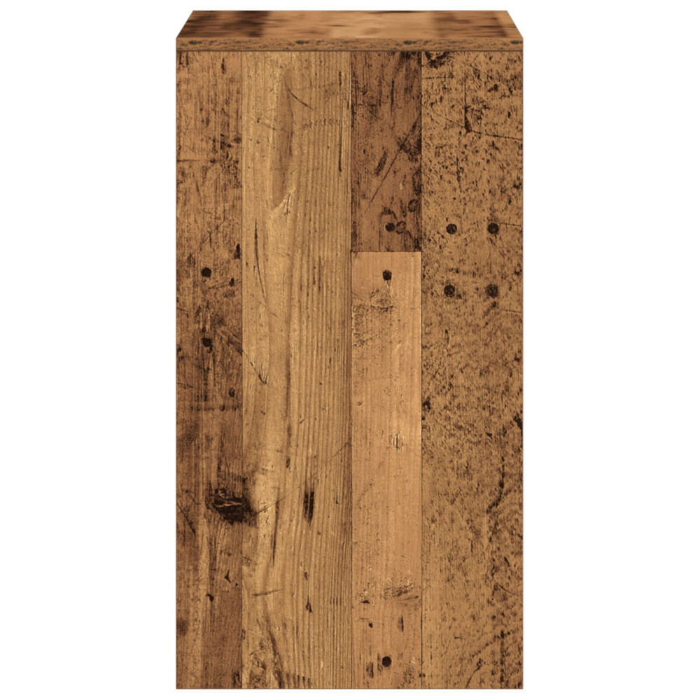 Produktbild för Sminkbord med låda Gammalt trä 60 x 40 x 75 cm Konstruerat trä