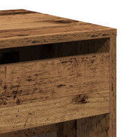 Produktbild för Sminkbord med låda Gammalt trä 60 x 40 x 75 cm Konstruerat trä