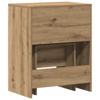 Produktbild för Sminkbord med låda artisan ek 60 x 40 x 75 cm Konstruerat trä