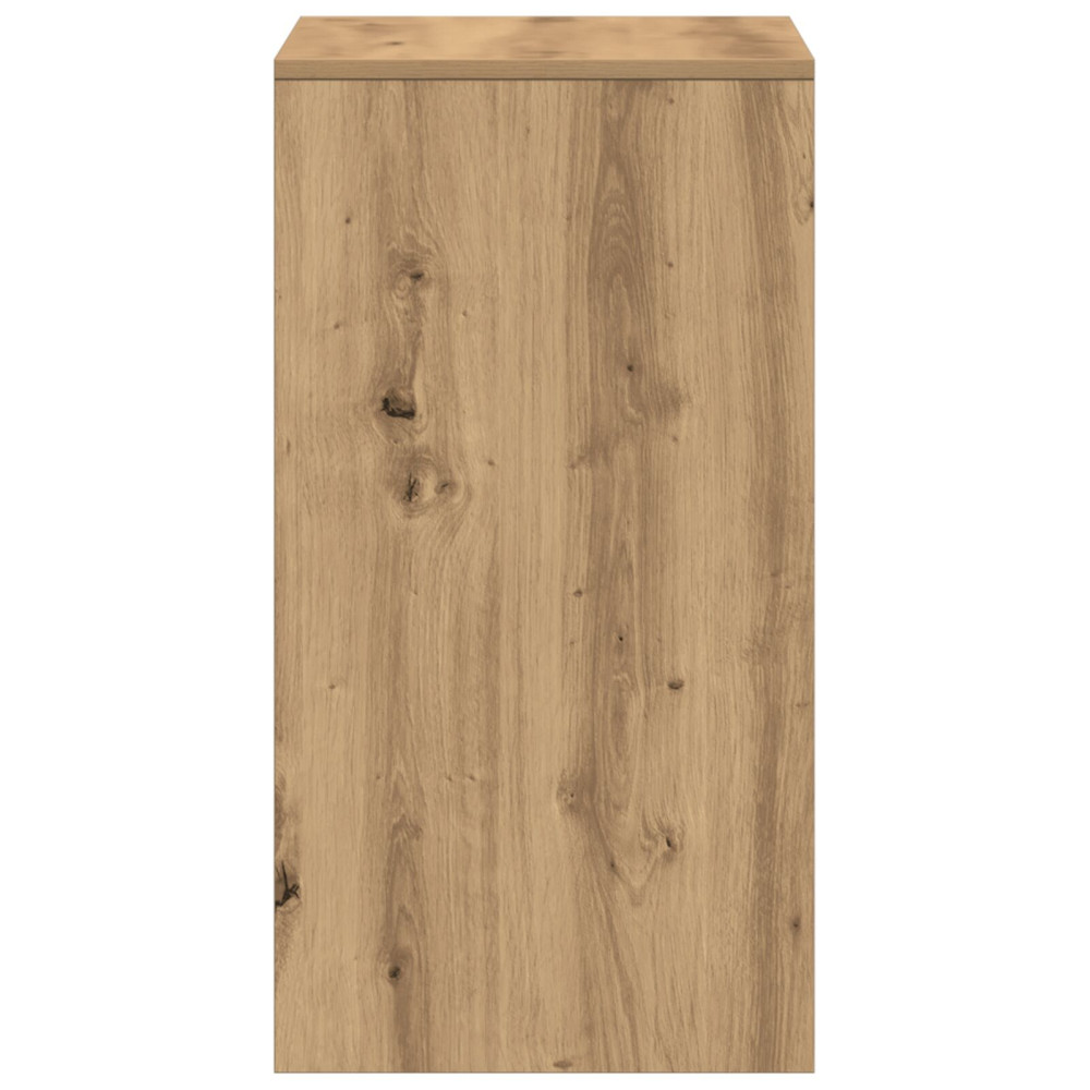 Produktbild för Sminkbord med låda artisan ek 60 x 40 x 75 cm Konstruerat trä