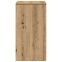 Produktbild för Sminkbord med låda artisan ek 60 x 40 x 75 cm Konstruerat trä
